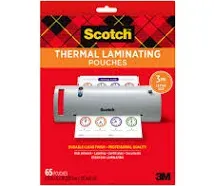 Scotch Thermal Laminating Pouches 5 mil