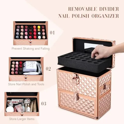 Frenessa Makeup Train Case