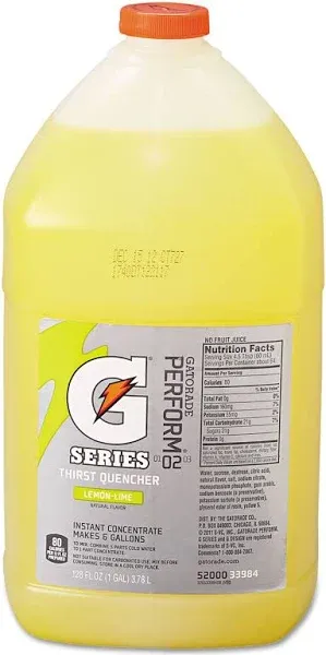 Gatorade Fruit Punch Flavored Sports Drink 1 Gallon Concentrate Makes 6 Gallons