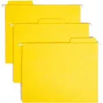 Smead FasTab Hanging File Folders Letter Yellow 20/Box