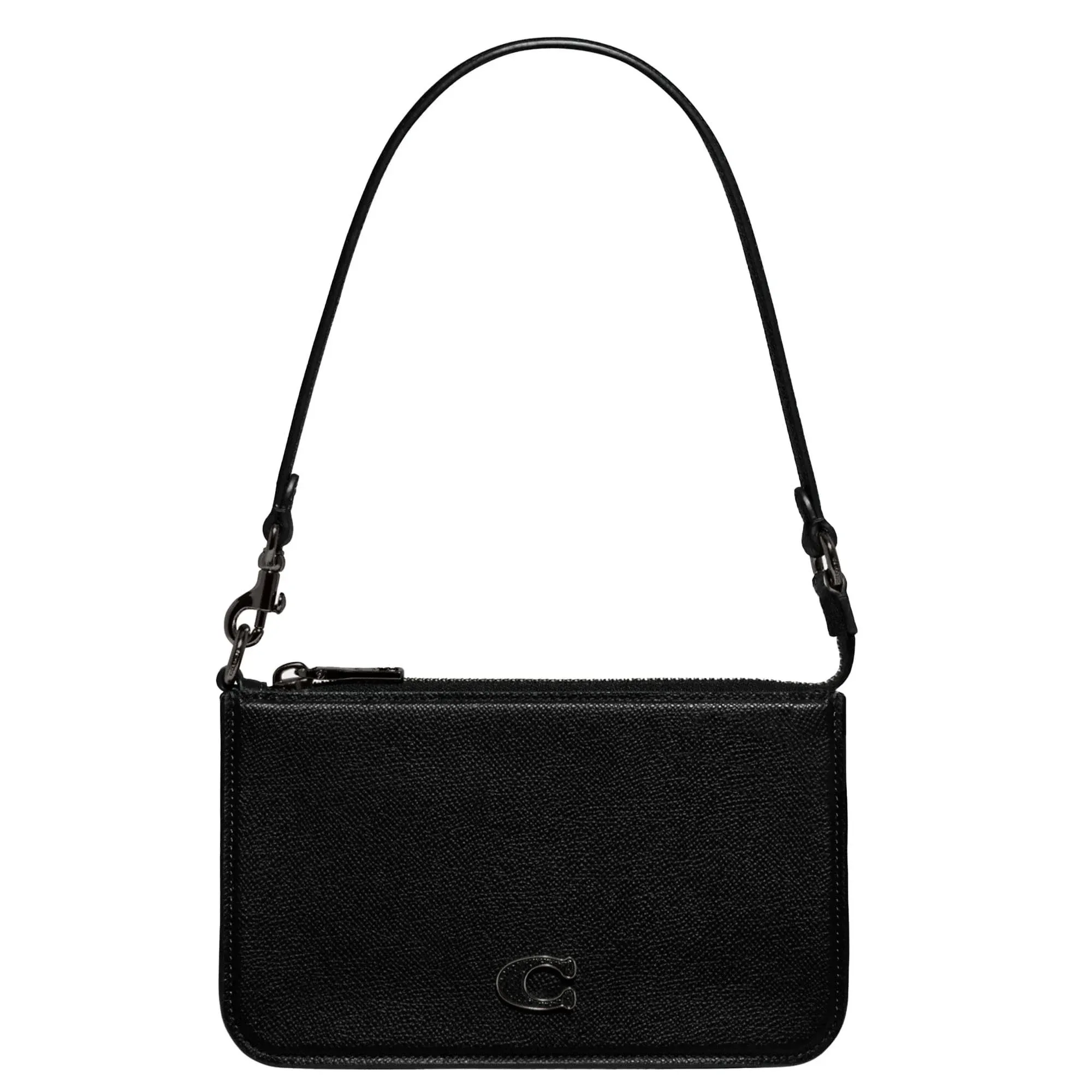 Coach Zip Leather Pouch Shoulder Bag