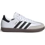 Adidas Youth Samba Soccer Shoes, White / 1.5