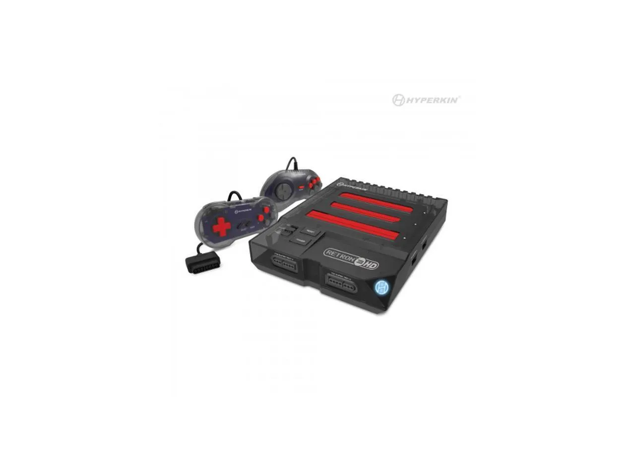 Hyperkin RetroN 3 HD 3-in-1 Retro Gaming Console for NES, Super Famicom, and Genesis/ Mega Drive (Space Black) - Sega Ge