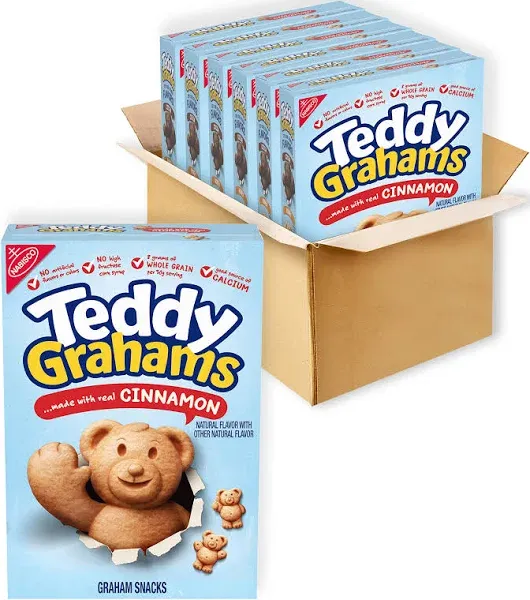 Nabisco Teddy Grahams With Real Cinnamon 10 oz Box