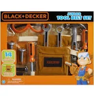 Black & Decker Junior 14 Piece Toy Tool Belt Set