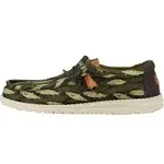 Kids HEYDUDE Big Shoes Wally Youth Fish Camo