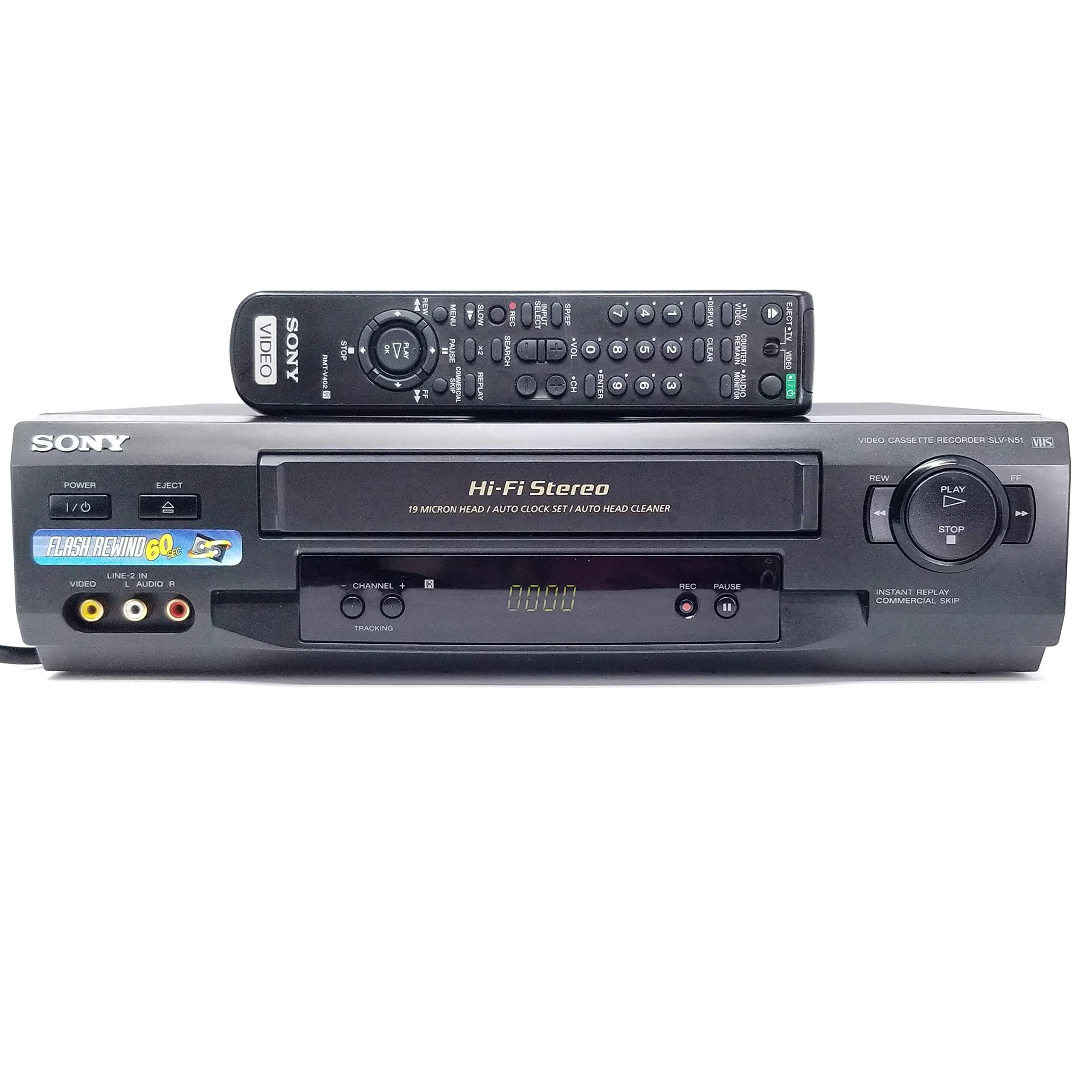 Sony SLV-N51 4-Head Hi-Fi Stereo VHS Recorder Player