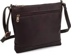 Le Donne Leather - Savanna Crossbody (Black)