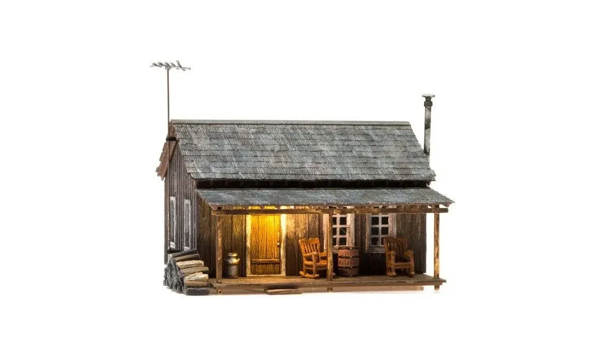 Woodland Scenics BR4955 Rustic Cabin, N Scale