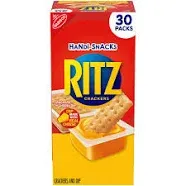 20 Snack Packs Handi-Snacks RITZ Crackers &#039;N Cheesy Dip Snack