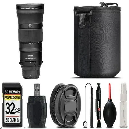 Nikon Z 180-600mm f/5.6-6.3 VR Lens - 32gb Kit, Size: One Size