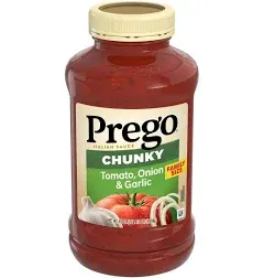 Prego Chunky Garden Tomato, Onion, & Garlic Pasta Sauce