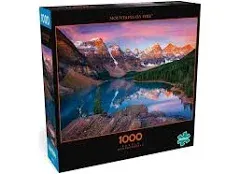 Mountains On Fire Puzzle 1000 pc Landscape Photography 26.75”x19.75”