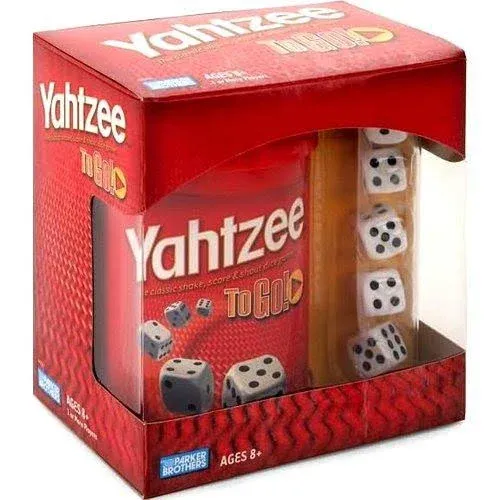 Parker Brothers Yahtzee To Go Travel Game