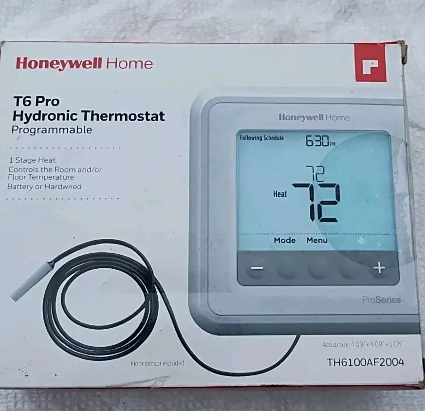 Honeywell TH6100AF2004 T6 Pro Hydronic Thermostat