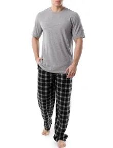 Fruit of the Loom Men's Fleece Pajama Pant Set