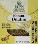 Eden Foods
           Organic Pasta Company Kamut Ditalini -- 12 oz
        
        
        
        
        
          
          SKU #: 024182111644
          
            Shipping Weight:
              0.86 lb
            
          
          
            Servings:
              About 6