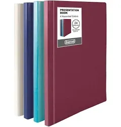 Binder with Plastic Sleeves 60-Pocket (Black) - Presentation Book, 8.5 x 11 P...