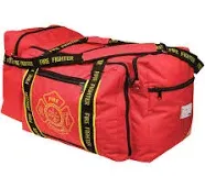 OK-3000 Large Gear Bag, “Firefighter” Woven in Reflective Trim along Bag Straps,