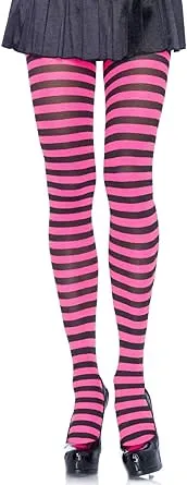 Leg Avenue Women's Nylon Striped Tights