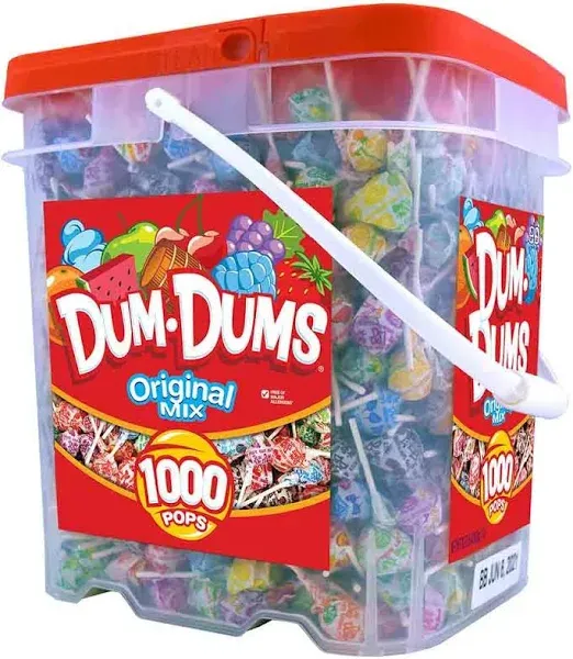 Dum Dums Lollipops Variety Flavor Mix 300 Count Bag