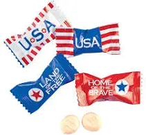 Fun Express Patriotic Sweet Creams Fourth of July Hard Candy