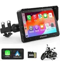 Carpuride W 702 Motorcycle 7 inch Waterproof Touchscreen Portable Carplay Android Auto GPS Navigation