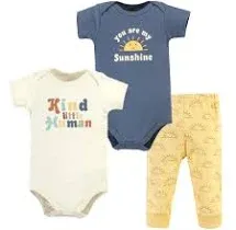 Hudson Baby Cotton Bodysuit and Pant Set