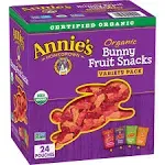 Annie's Homegrown Organic Bunny Fruit Snacks Variety Pack