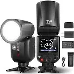 NEEWER Z2-C Z2-S Z2-N 2.4G TTL Round Head Flash Speedlite for Canon Sony Nikon