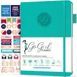 GoGirl Planner and Organizer for Women Compact Size Weekly Planner, Goals Journal & Agenda to Improve Time Management, Productivity & Live Happier.