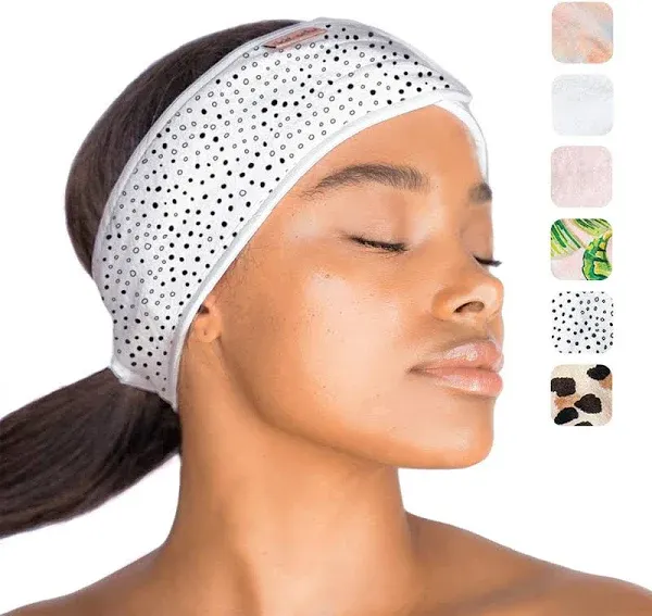 Kitsch Micro Dot Microfiber Spa Headband