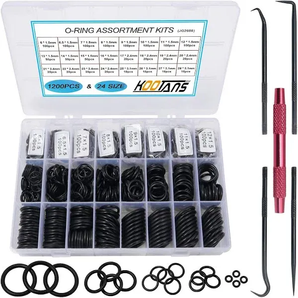 KOOTANS Nitrile Rubber O Ring Kit