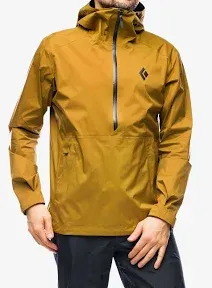 Black Diamond Stretch Anorak Rain Shell - M / Blue - Everything from Geartrade - Geartrade.com