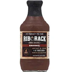 Rib Rack Original BBQ Sauce, 19 Ounce (Pack of 6)