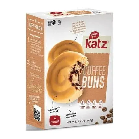 Katz Gluten Free Coffee Buns |Gluten Free, Dairy Free, Nut Free, Soy Free, Kosher ...