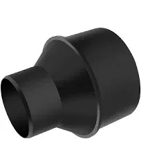 POWERTEC 70136 4-Inch Hose to 2-1/2 Inch Hose Cone Reducer