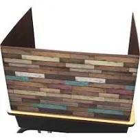 Teacher Created Resources Reclaimed Wood Design Privacy Screen, Pack of 2