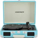 Crosley Cruiser Plus Turntable Record Player, Turquoise