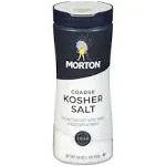 Morton Kosher Salt, Coarse - 16 oz