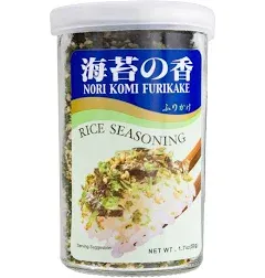 JFC - Nori Komi Furikake (Rice Seasoning) 1.7 Ounce Jar (Pack of 2)