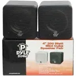 Pyle Pro PCB4 2-Way Speaker - Pair - Black