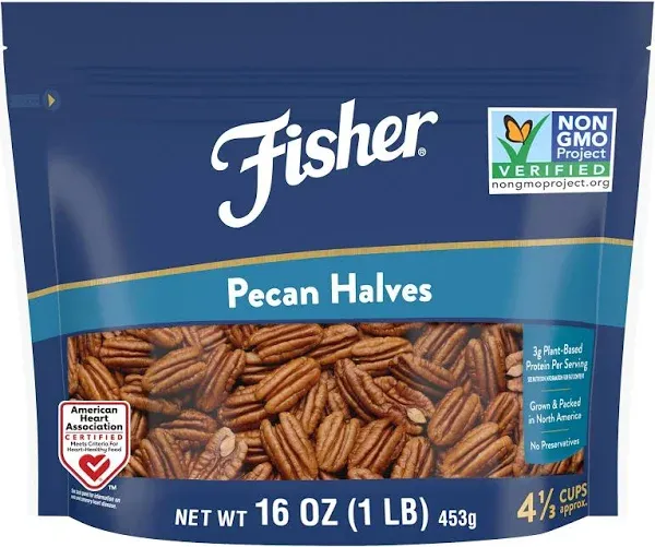 Fisher Chef's Naturals Pecan Halves