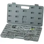 Bentism Tap and Die Set, 60-Piece Metric and SAE Standard, Bearing Steel Taps and Dies, Essential Threading Tool for Cutting External Internal Threads