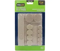 Projex P0097 Surface Pad Felt Self Adhesive Brown Round 6" W Brown