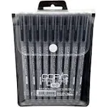 Copic Multiliner Black 9-Pen Set B