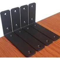 MHMYDZ 4 Pack L Shelf Bracket