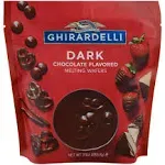 Ghirardelli Melting Wafers, Dark Chocolate Flavored - 10 oz