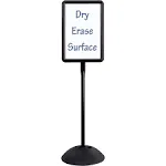 Writeway Double-sided Magnetic Dry Erase Standing Message Sign, Rectan