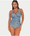 Sunsets Pansy Fields Zuri V-Wire Tankini Top 36E/34F/32G / Pansy